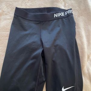 Size S Black Nike Pro Leggings